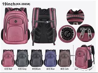 Mochila impermeável de negócios com grande capacidade de 17 polegadas pasta com USB