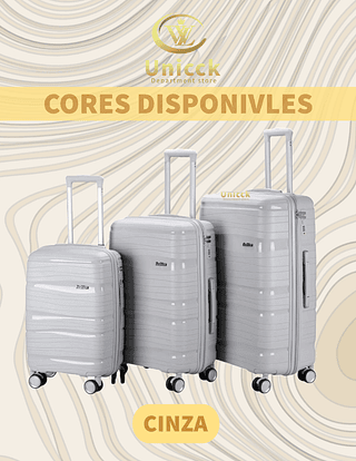 mala de viagem qualidade polipropileno P.M.G