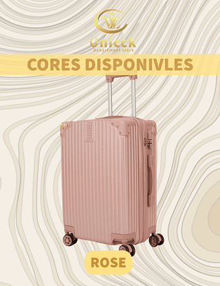 mala de viagem 18kg Ziper duplo , ant-Furto , Roda 360°