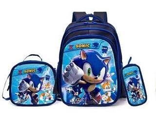 Mochila de criança kit3